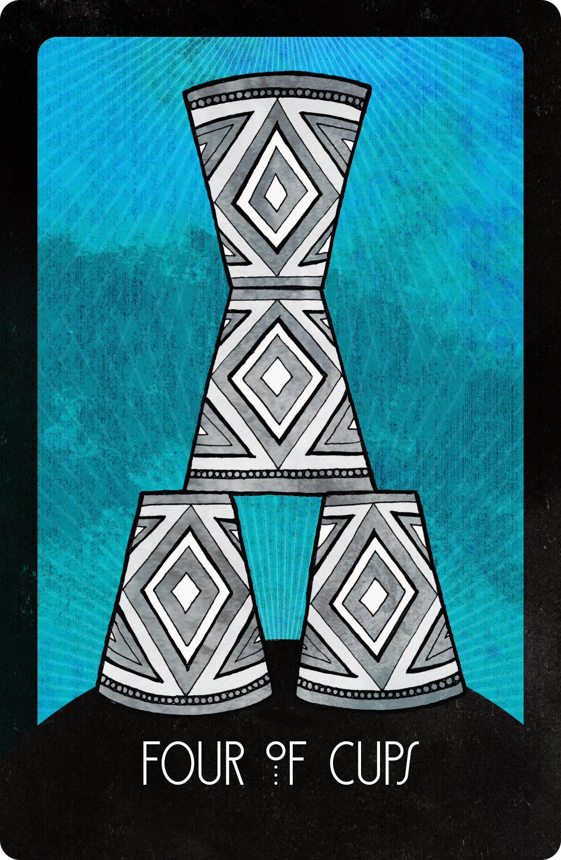 Inspirational Tarot Four of Cups