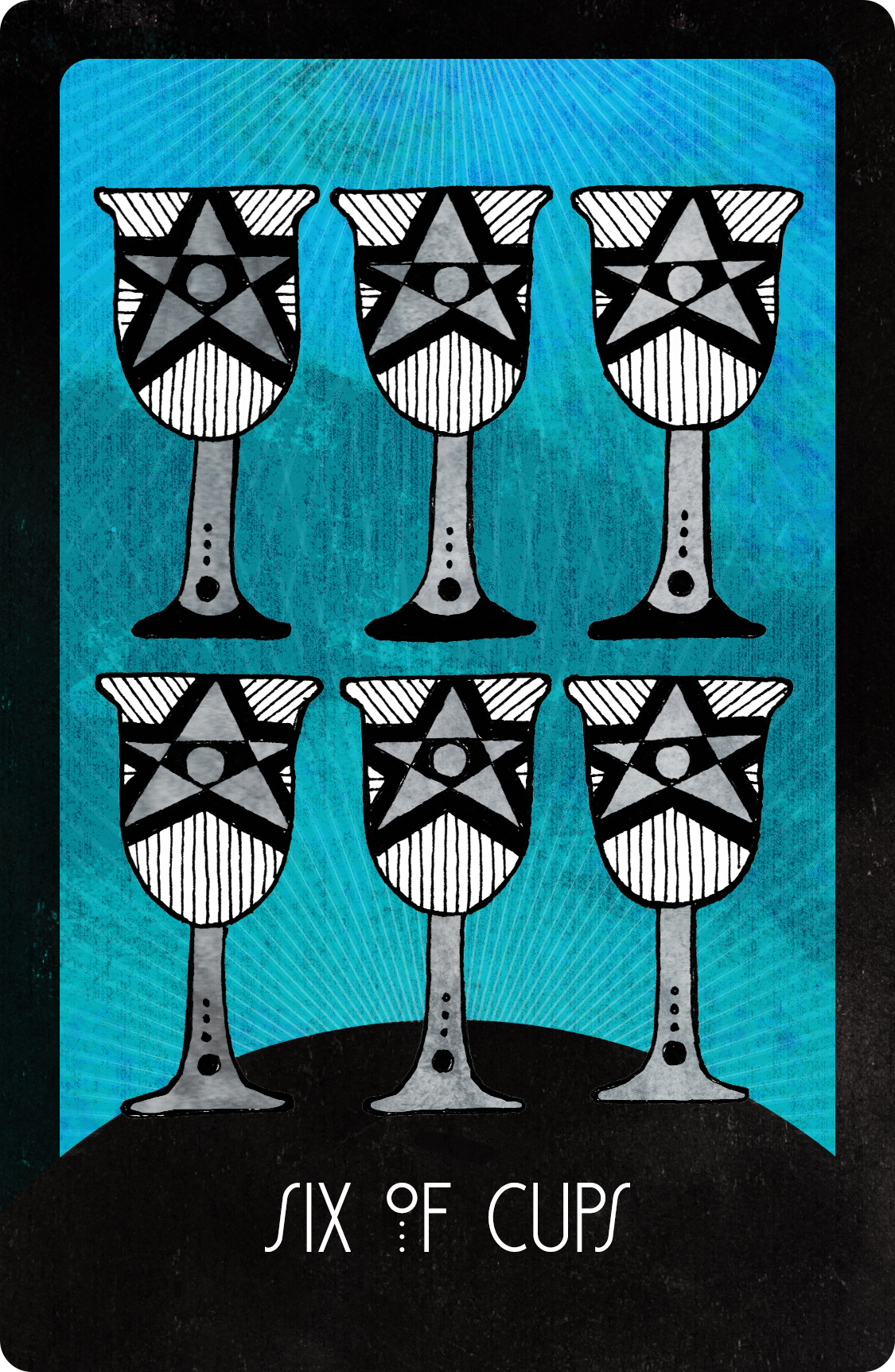 Inspirational Tarot Six of Cups