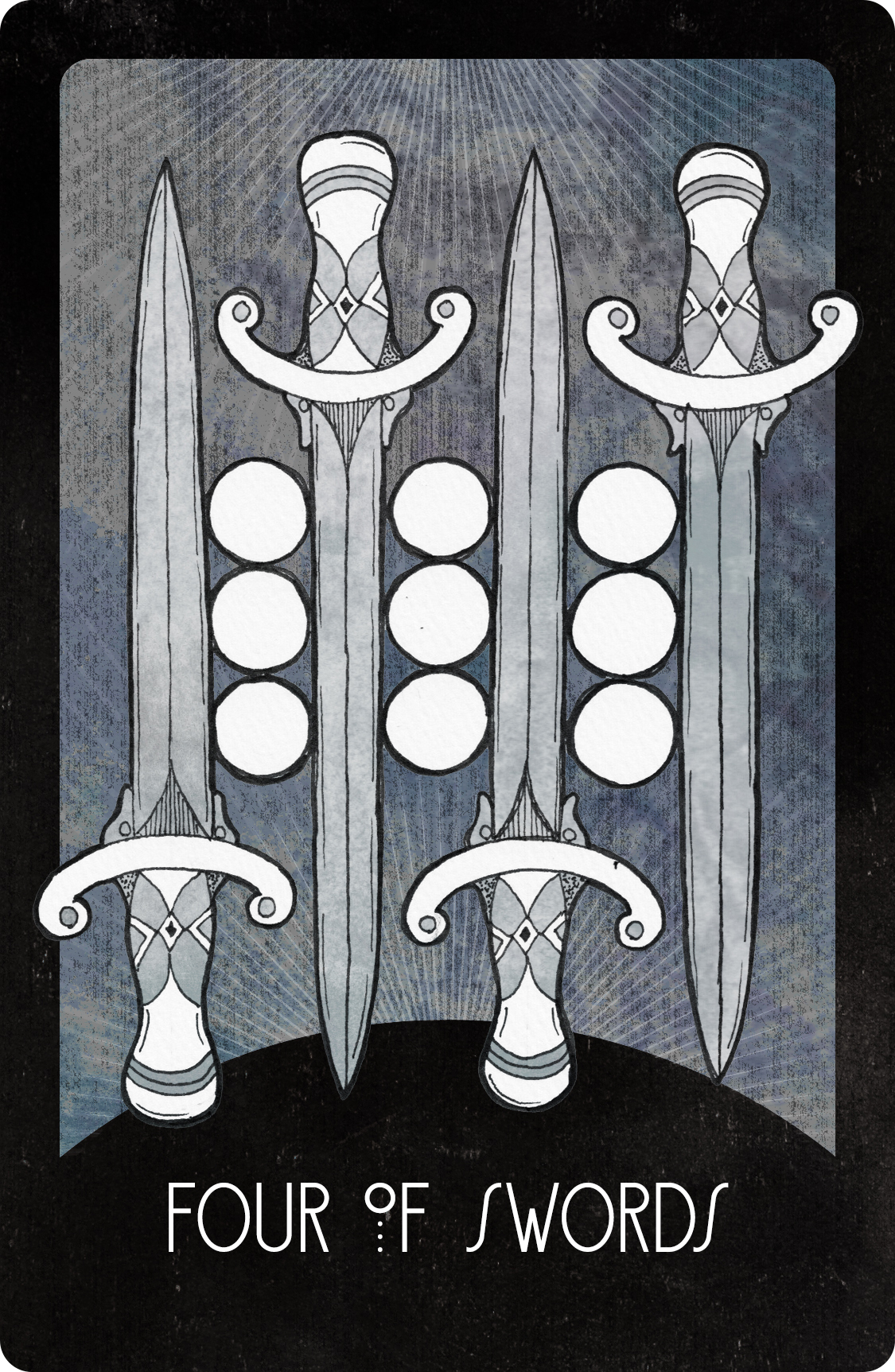 Inspirational Tarot Deck Four of Swords