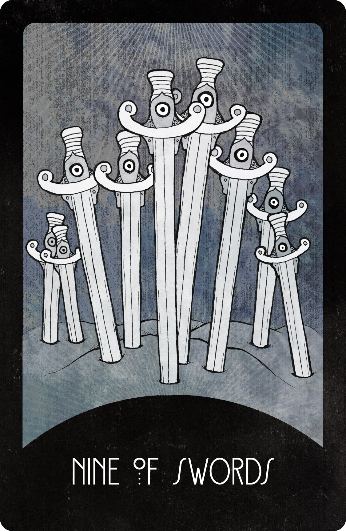 Inspirational Tarot Deck Nine of Swords