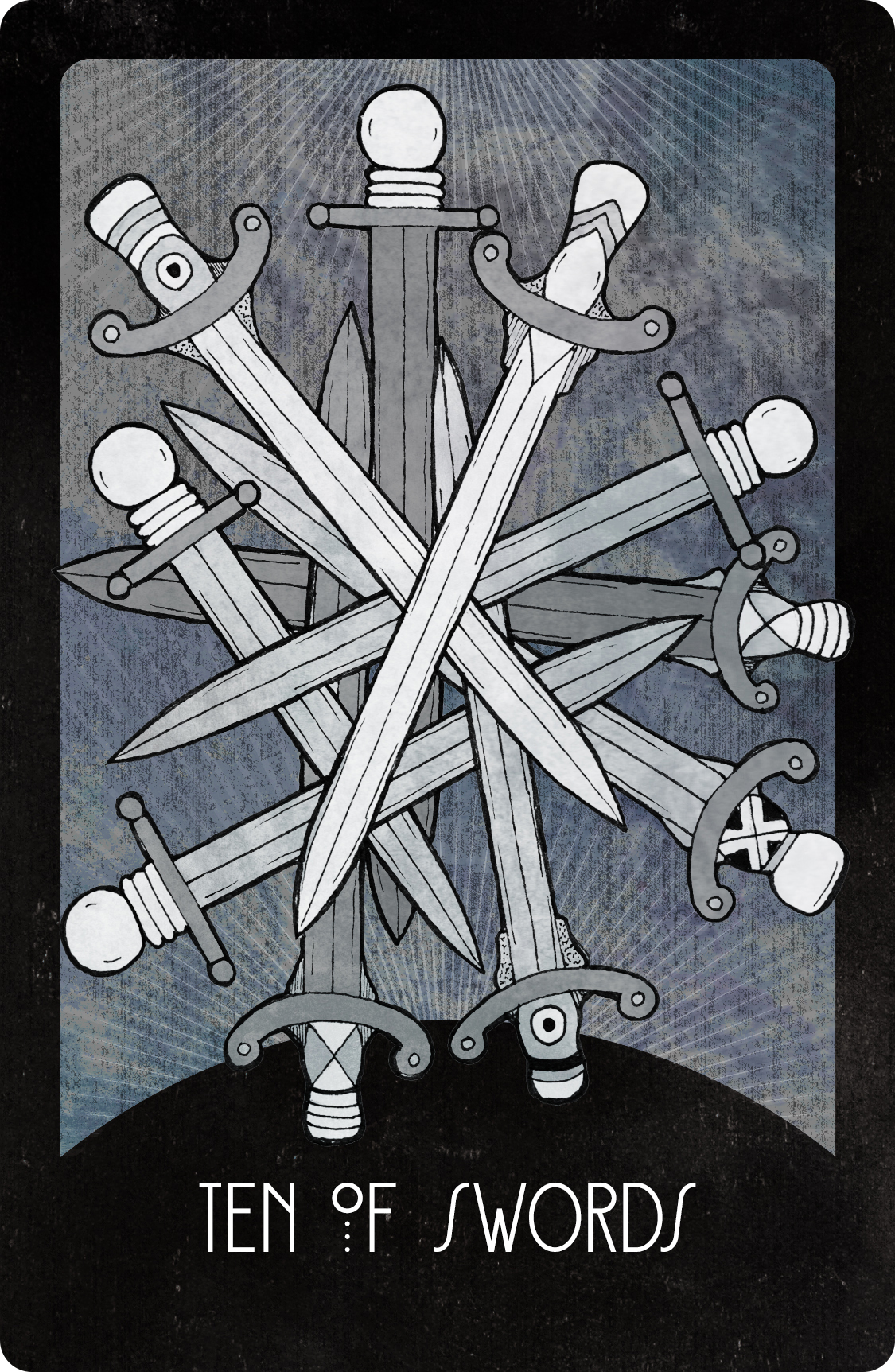 Inspirational Tarot Deck Ten of Swords