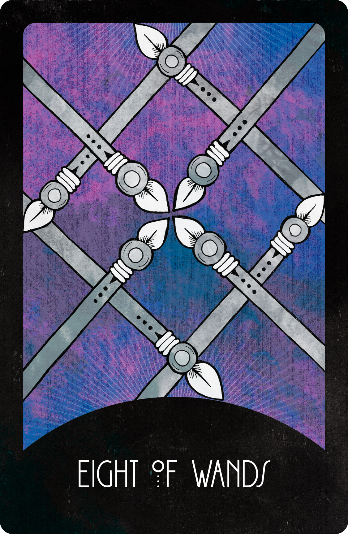 Inspirational Tarot Deck Eight of Wands